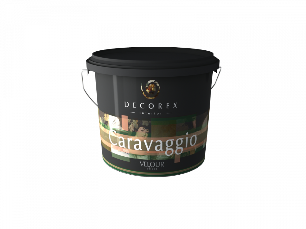 Декоративная штукатурка Decorex Caravaggio, 1 кг эффект велюра
